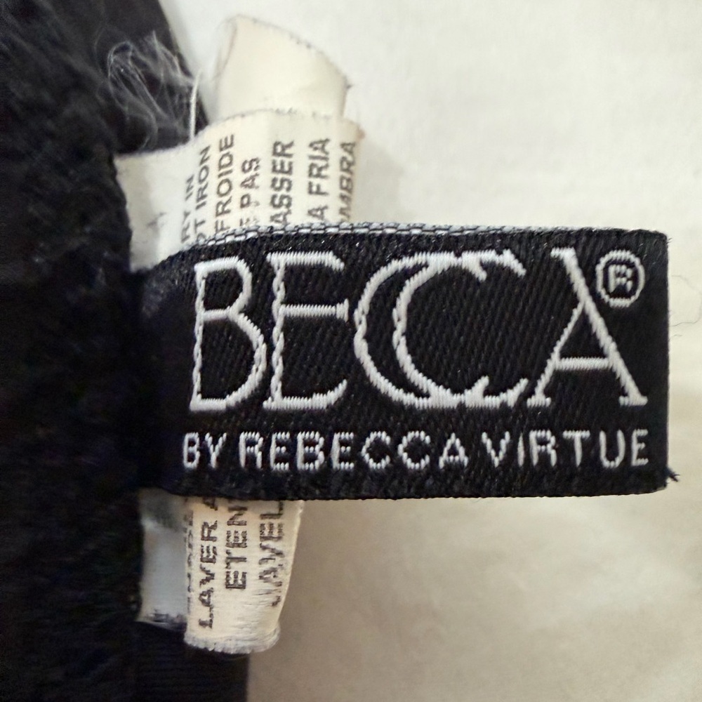 BECCA Black Patterned Bikini Bottom - Picture 6 of 9